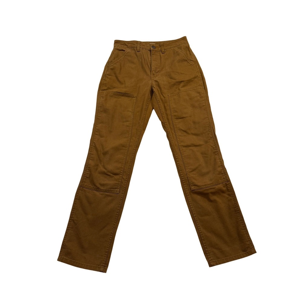 REI Cooperative Canvas Work Pants Brown Utility Gorpcore Hiking Cargo Trail 4